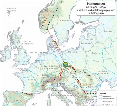 Karkonosze w sercu Europy