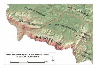 Mezoregiony- jedn. podziału fizycznogeograficz