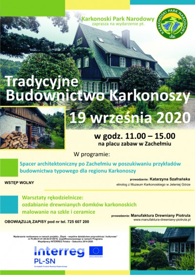 Plakat - Tradycyjne Budownictwo Karkonoszy